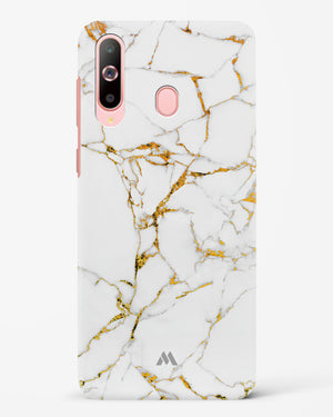 Calacatta White Marble Hard Case Phone Cover-(Samsung)