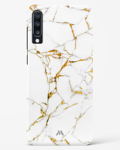 Calacatta White Marble Hard Case Phone Cover (Samsung)