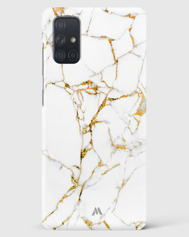 Calacatta White Marble Hard Case Phone Cover (Samsung)