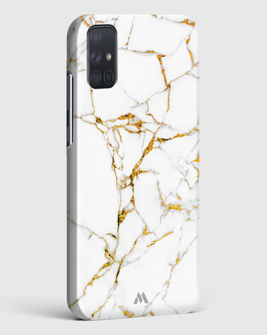 Calacatta White Marble Hard Case Phone Cover (Samsung)