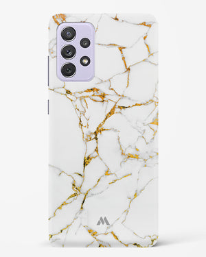 Calacatta White Marble Hard Case Phone Cover (Samsung)