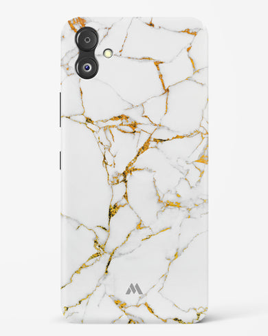 Calacatta White Marble Hard Case Phone Cover-(Samsung)