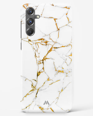 Calacatta White Marble Hard Case Phone Cover-(Samsung)