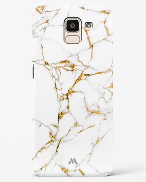 Calacatta White Marble Hard Case Phone Cover (Samsung)