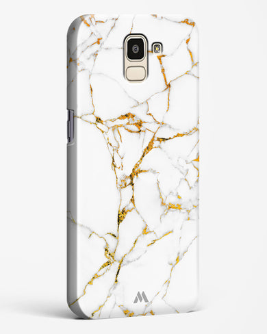 Calacatta White Marble Hard Case Phone Cover (Samsung)