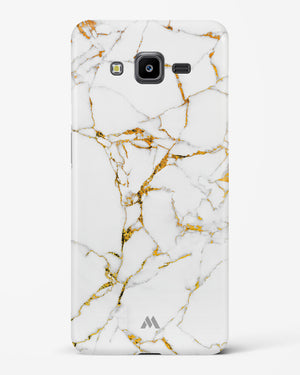 Calacatta White Marble Hard Case Phone Cover-(Samsung)