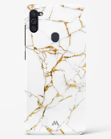 Calacatta White Marble Hard Case Phone Cover (Samsung)