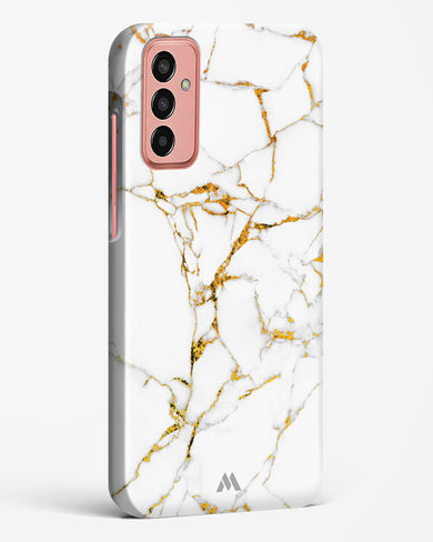 Calacatta White Marble Hard Case Phone Cover-(Samsung)