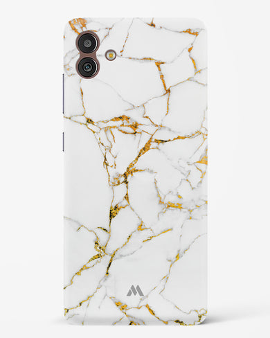 Calacatta White Marble Hard Case Phone Cover-(Samsung)