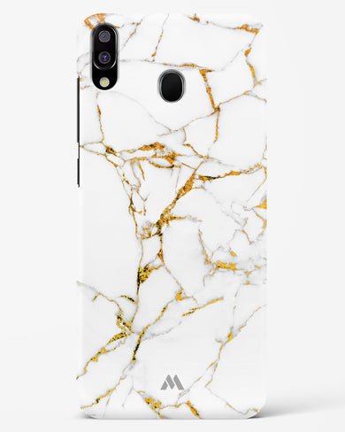 Calacatta White Marble Hard Case Phone Cover-(Samsung)