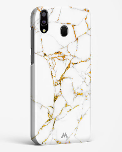 Calacatta White Marble Hard Case Phone Cover-(Samsung)