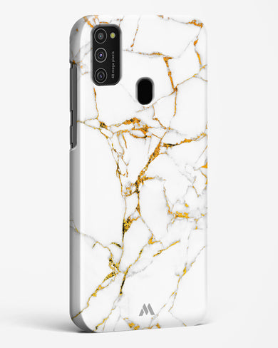 Calacatta White Marble Hard Case Phone Cover (Samsung)