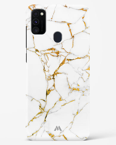 Calacatta White Marble Hard Case Phone Cover (Samsung)