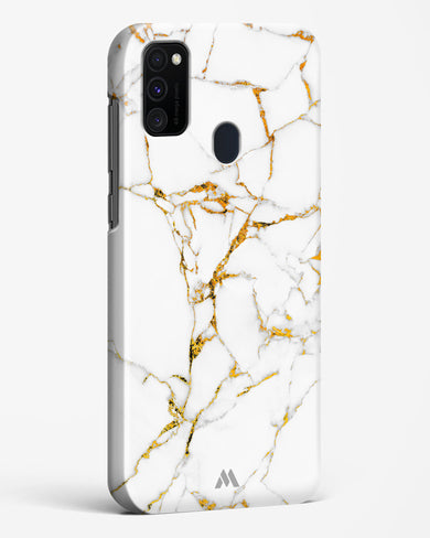Calacatta White Marble Hard Case Phone Cover (Samsung)