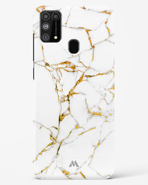 Calacatta White Marble Hard Case Phone Cover-(Samsung)