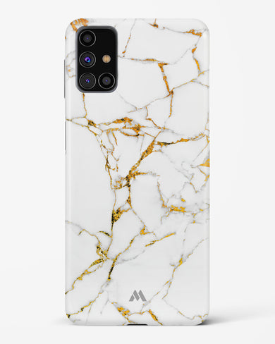 Calacatta White Marble Hard Case Phone Cover (Samsung)