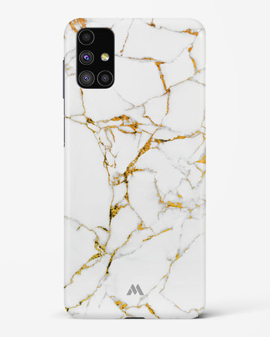 Calacatta White Marble Hard Case Phone Cover (Samsung)
