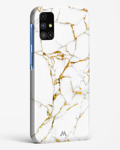 Calacatta White Marble Hard Case Phone Cover (Samsung)