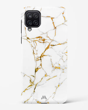 Calacatta White Marble Hard Case Phone Cover-(Samsung)