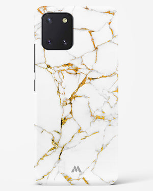 Calacatta White Marble Hard Case Phone Cover-(Samsung)