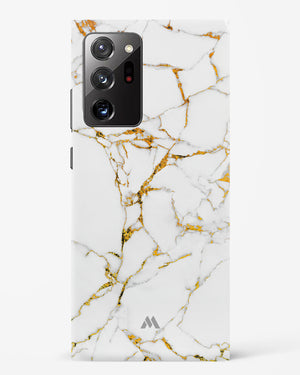 Calacatta White Marble Hard Case Phone Cover (Samsung)