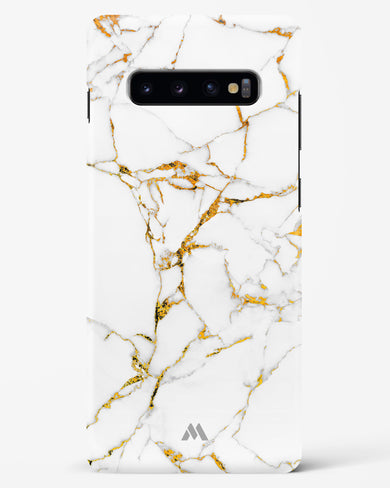 Calacatta White Marble Hard Case Phone Cover (Samsung)
