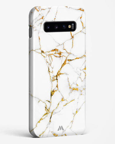 Calacatta White Marble Hard Case Phone Cover (Samsung)