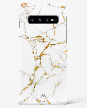 Calacatta White Marble Hard Case Phone Cover (Samsung)