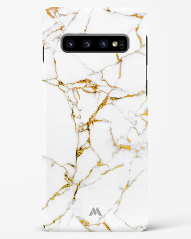 Calacatta White Marble Hard Case Phone Cover (Samsung)