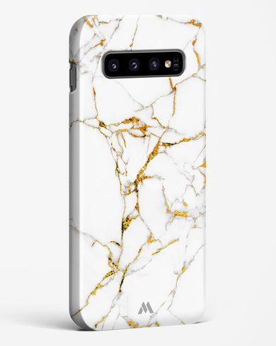 Calacatta White Marble Hard Case Phone Cover (Samsung)