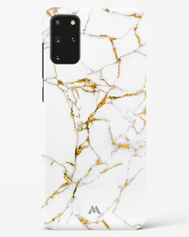 Calacatta White Marble Hard Case Phone Cover (Samsung)