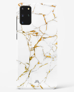 Calacatta White Marble Hard Case Phone Cover-(Samsung)