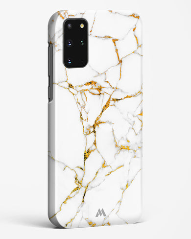 Calacatta White Marble Hard Case Phone Cover (Samsung)