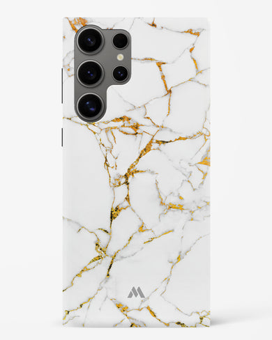 Calacatta White Marble Hard Case Phone Cover (Samsung)