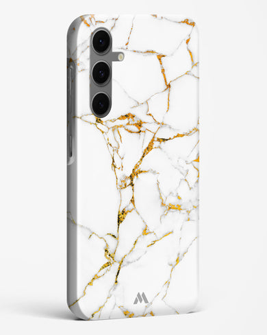 Calacatta White Marble Hard Case Phone Cover (Samsung)