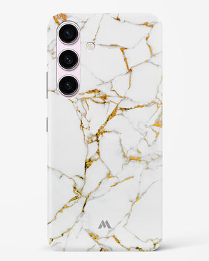 Calacatta White Marble Hard Case Phone Cover (Samsung)