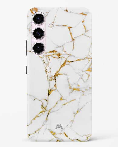 Calacatta White Marble Hard Case Phone Cover-(Samsung)