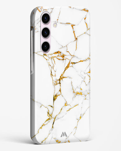 Calacatta White Marble Hard Case Phone Cover-(Samsung)