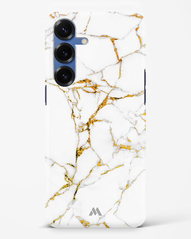 Calacatta White Marble Hard Case Phone Cover (Samsung)