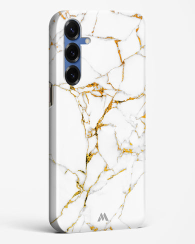 Calacatta White Marble Hard Case Phone Cover (Samsung)