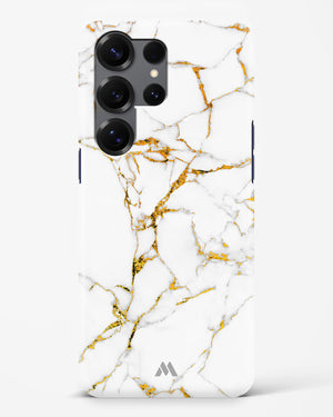 Calacatta White Marble Hard Case Phone Cover (Samsung)