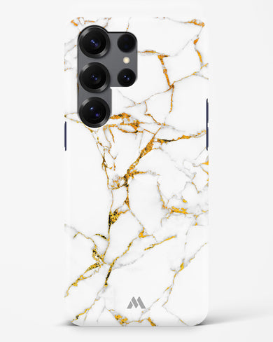 Calacatta White Marble Hard Case Phone Cover (Samsung)