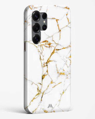 Calacatta White Marble Hard Case Phone Cover (Samsung)