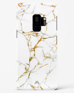 Calacatta White Marble Hard Case Phone Cover (Samsung)