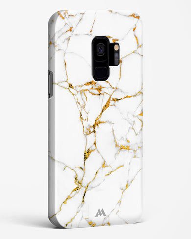 Calacatta White Marble Hard Case Phone Cover (Samsung)