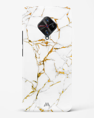 Calacatta White Marble Hard Case Phone Cover (Vivo)