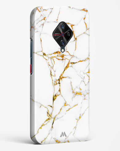 Calacatta White Marble Hard Case Phone Cover (Vivo)