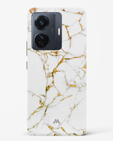 Calacatta White Marble Hard Case Phone Cover (Vivo)