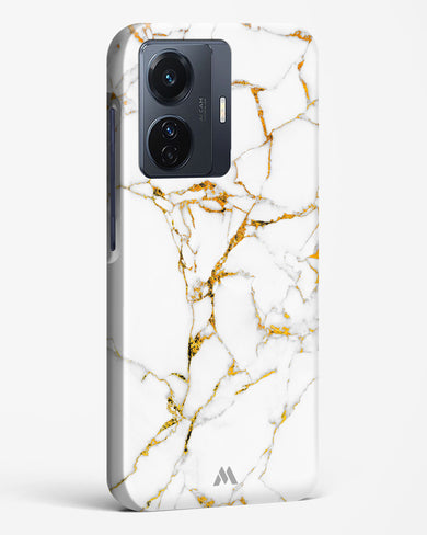 Calacatta White Marble Hard Case Phone Cover (Vivo)