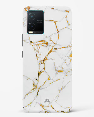 Calacatta White Marble Hard Case Phone Cover-(Vivo)